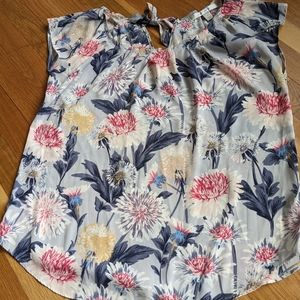 Feminine Business Floral Top